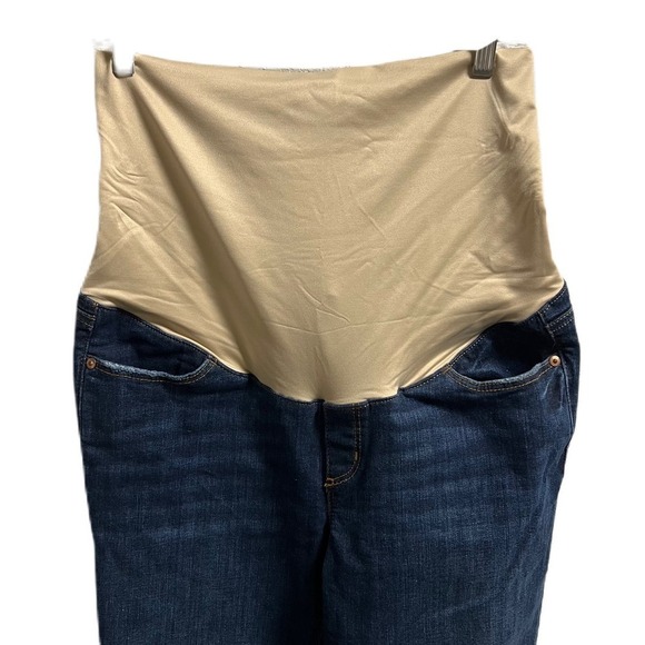 Loft Maternity Jeans Dark Blue Size 8 - Picture 3 of 6